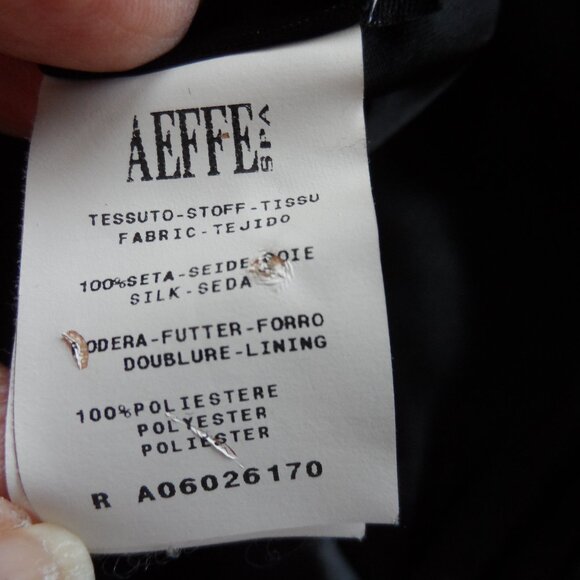 New Moschino CheapandChic Gold/Black Print 100% Silk Front Button Coat Size 4 - Picture 16 of 16